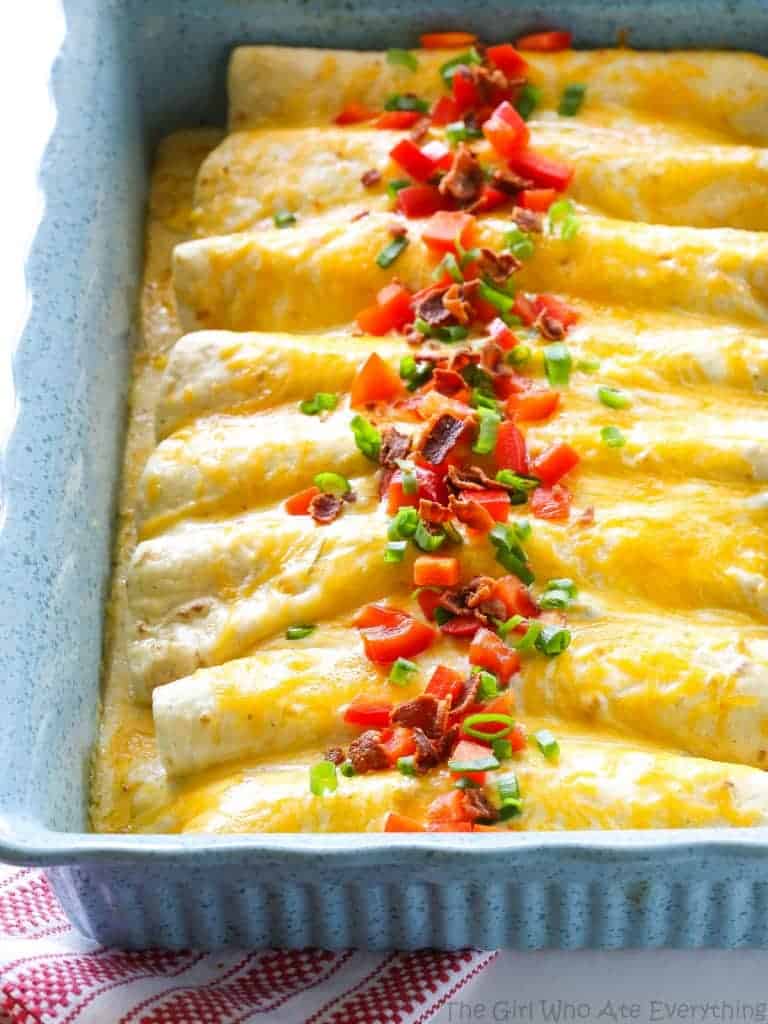  Chorizo Breakfast Enchiladas