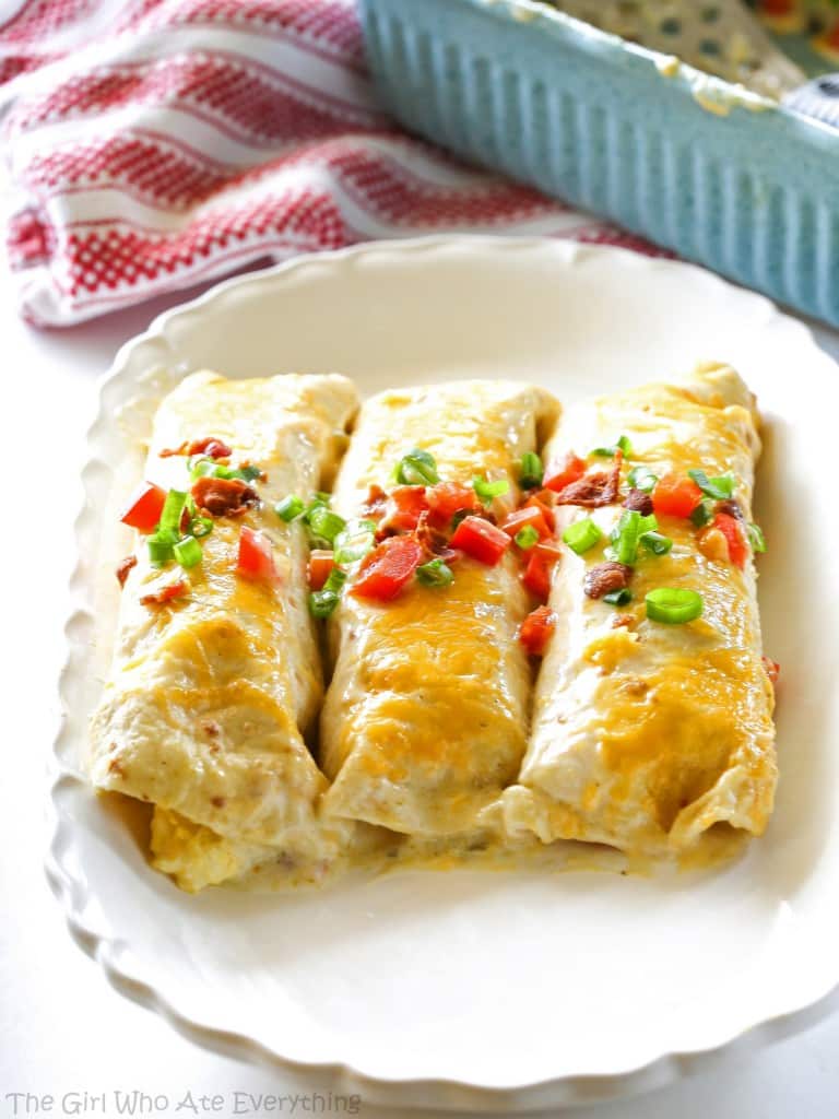 enchiladas on a plate
