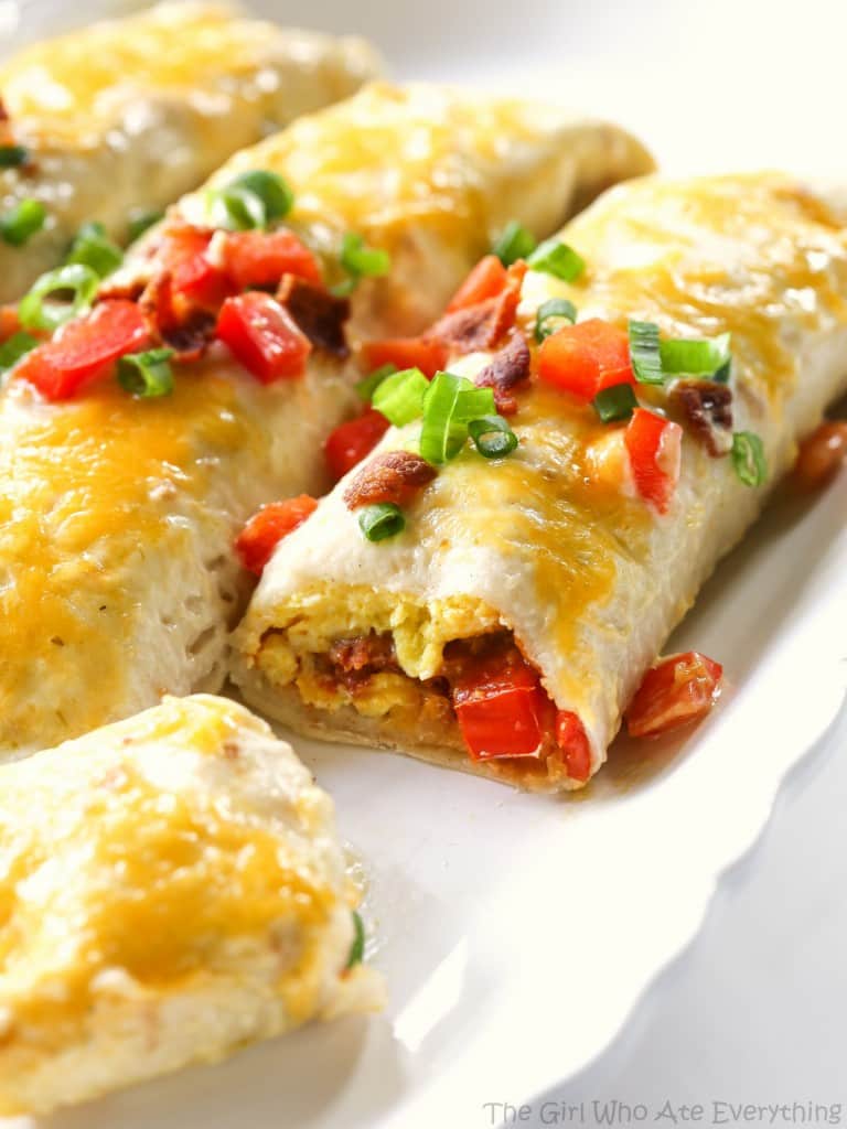 Chorizo Breakfast Enchiladas