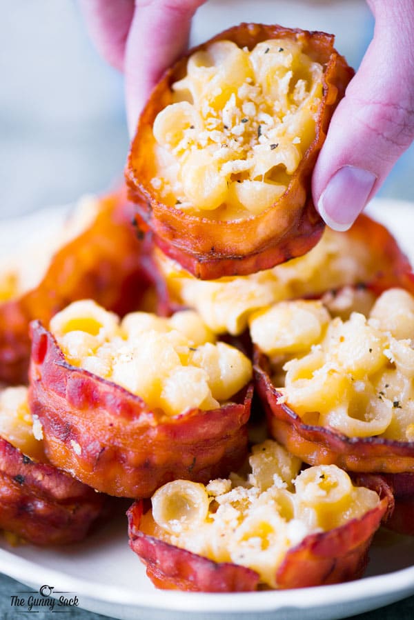 Bacon-Mac-n-Cheese bites-the gunny sack