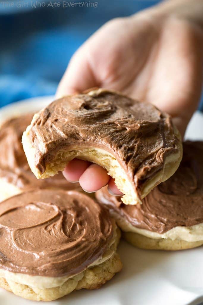 Cutler's Chocolate Frosted Peanut Butter Cookies