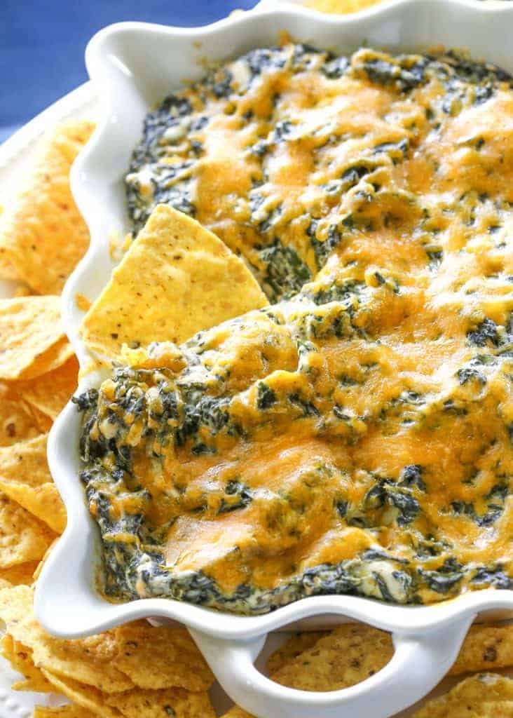 This Spinach Ranch Dip is a twist on the classic spinach dip. Everyone will want to know what your "secret" ingredient is. the-girl-who-ate-everything.com