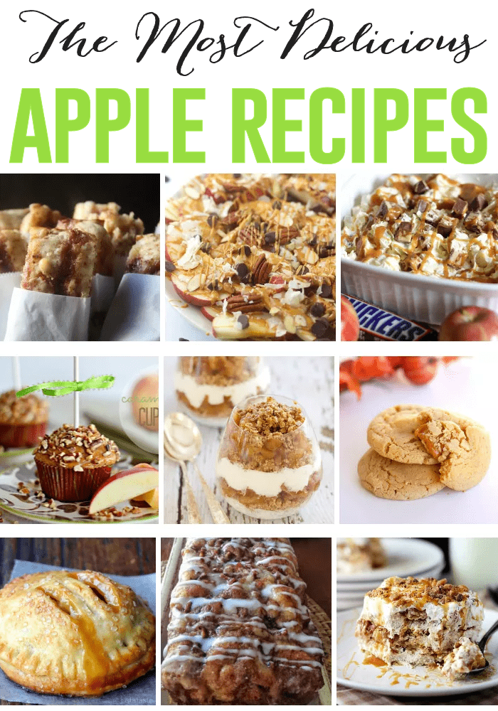 Apple Recipes Roundup from The Girl Creative
