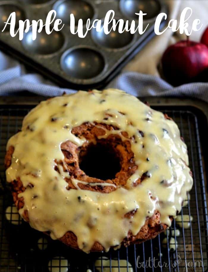 Apple Walnut Cake
