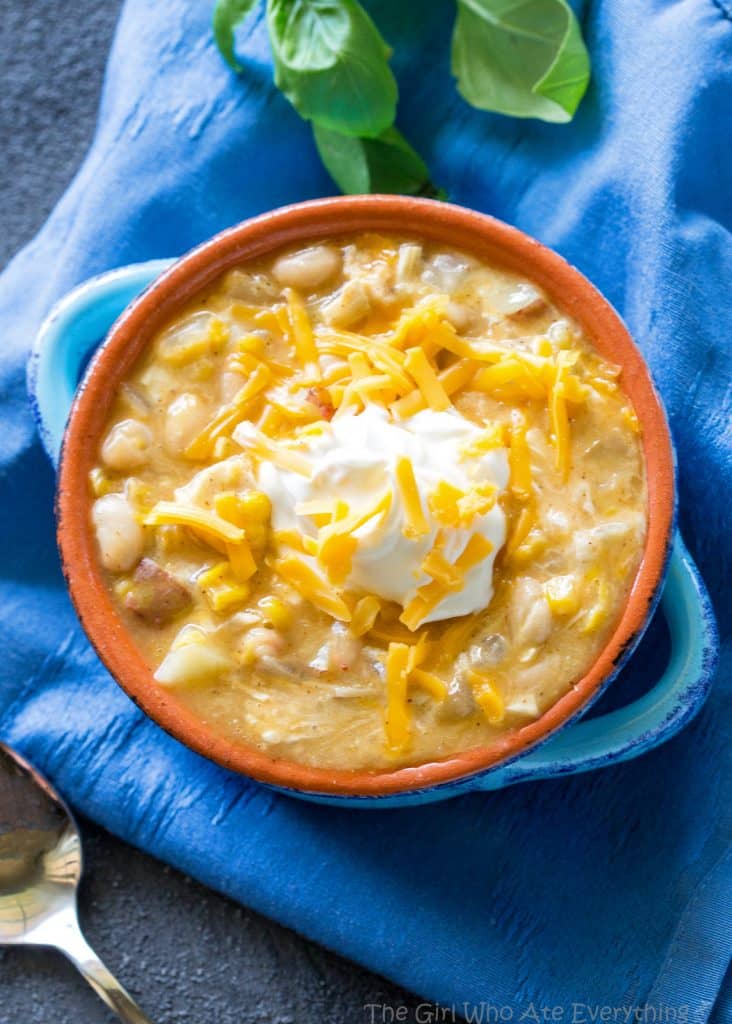 Chicken Chili Chowder - hearty, easy, and comfort food at its best. the-girl-who-ate-everything.com