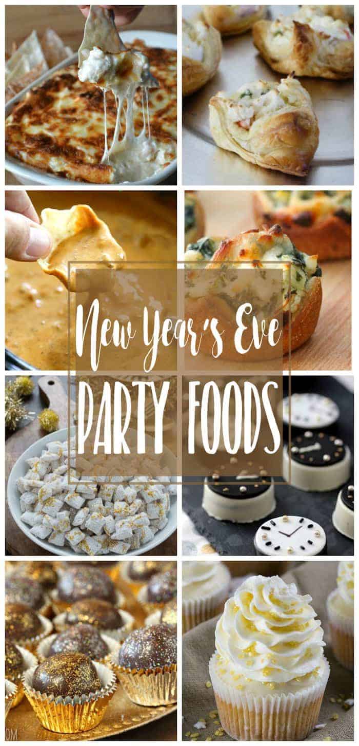 New Year's Eve Party Foods | Appetizers, dips, desserts