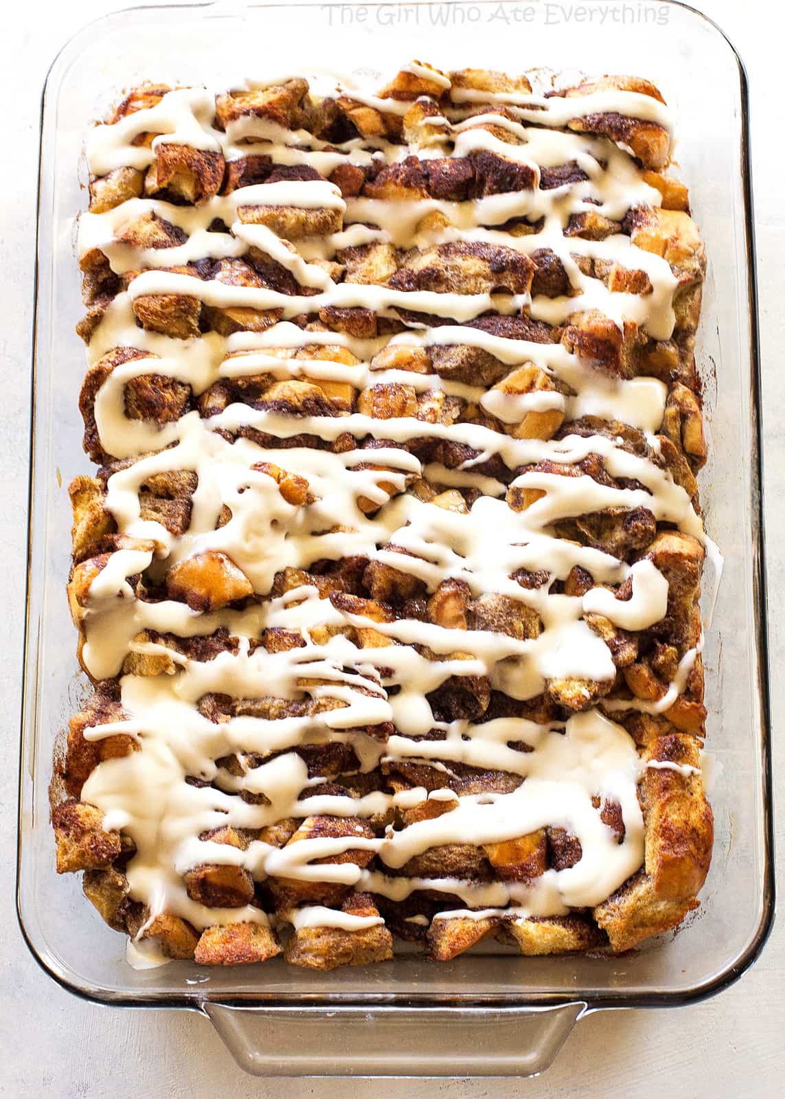 Cinnamon Roll Breakfast Bake 