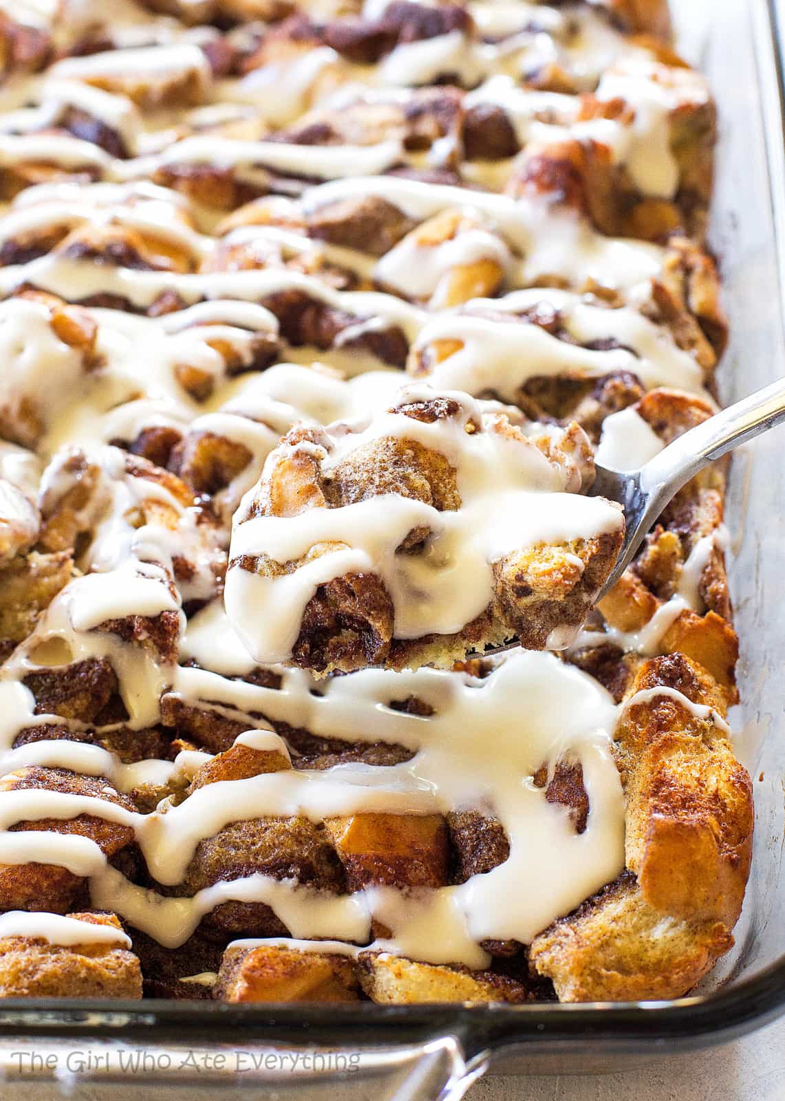 Cinnamon Roll Breakfast Bake -