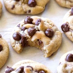 Chocolate Chip Cookies - a tried and true recipe with a secret ingredient to keep them soft! the-girl-who-ate-everything.com