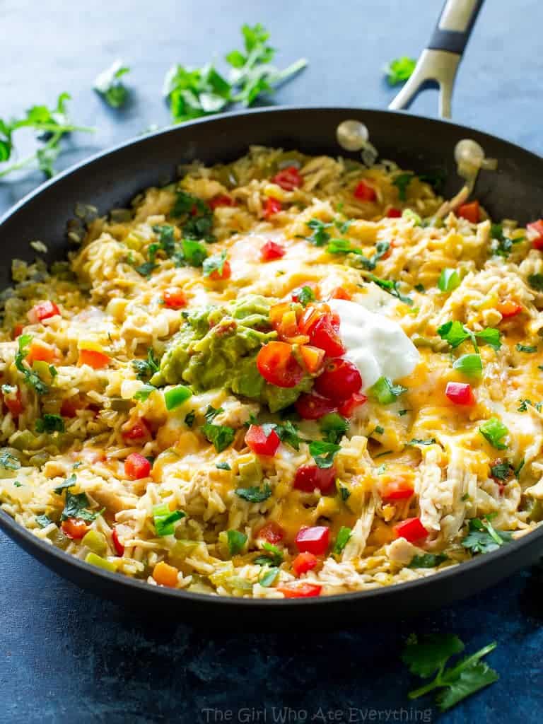 One-Pan Chicken Fajita Rice