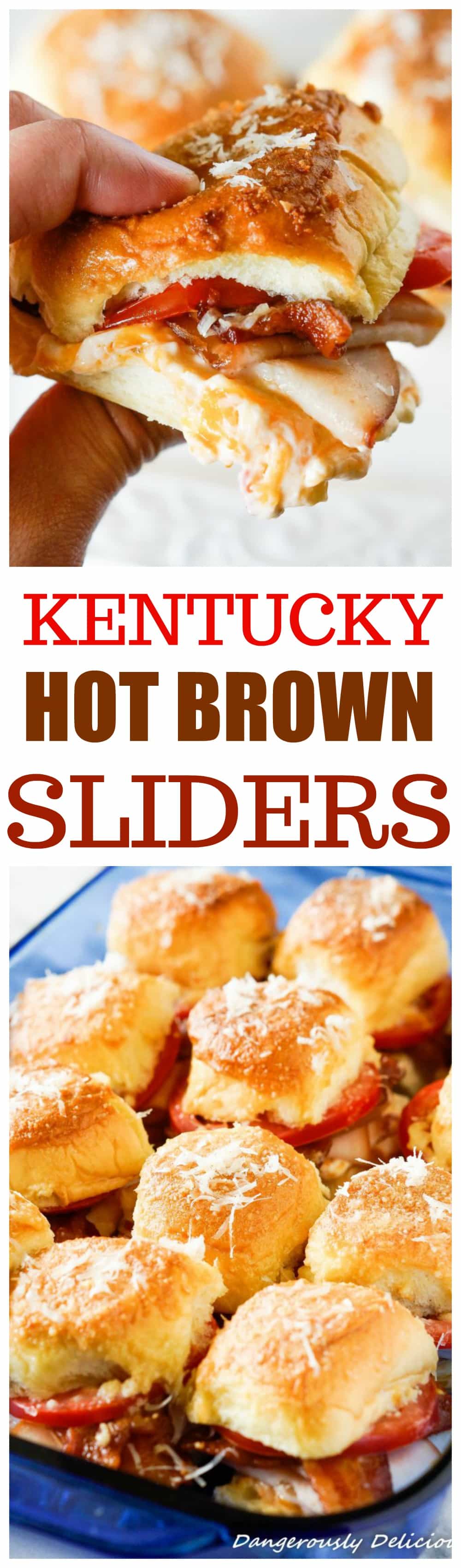 Kentucky Hot Brown Sliders - this appetizer is always a hit!