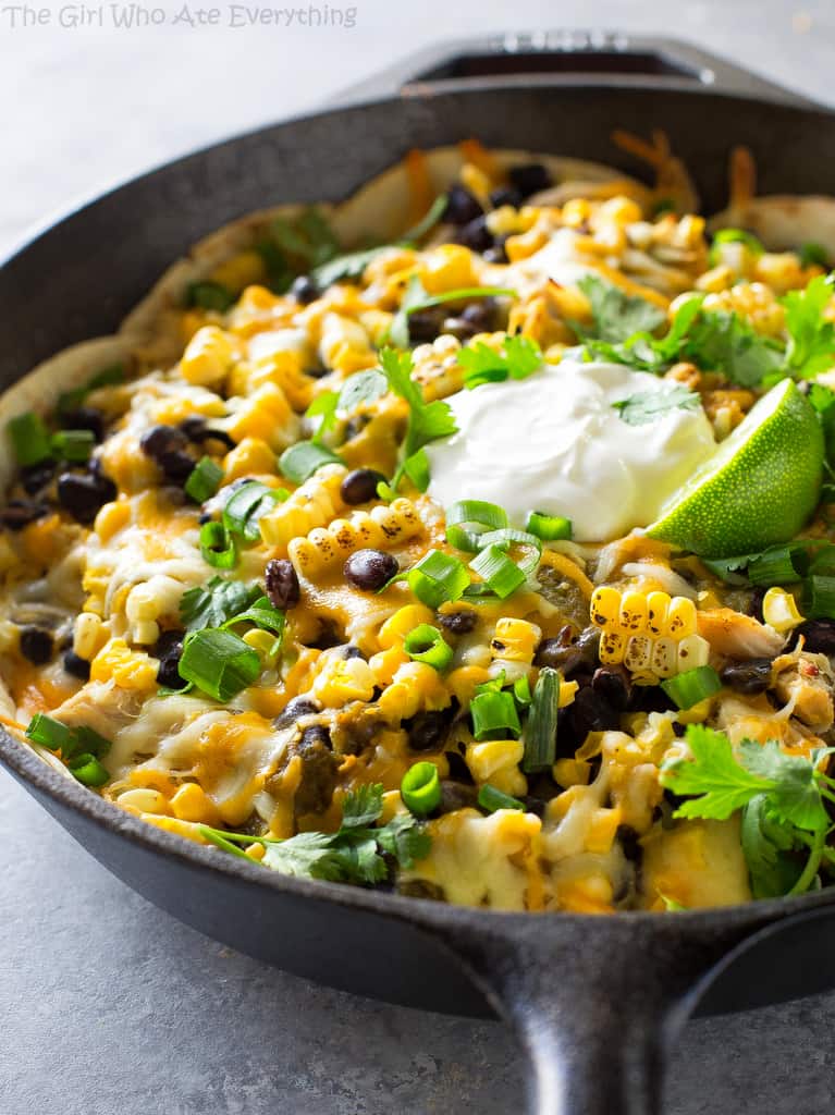 One-Pan Chicken Tortilla Bake