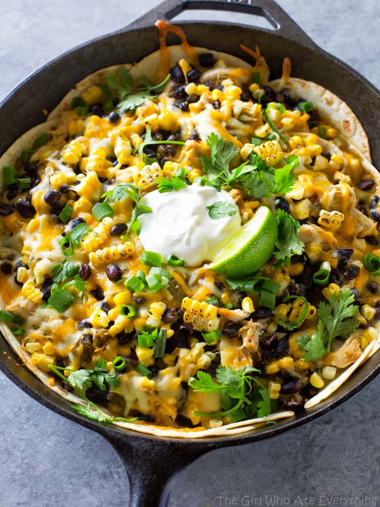 One-Pan Chicken Tortilla Bake 