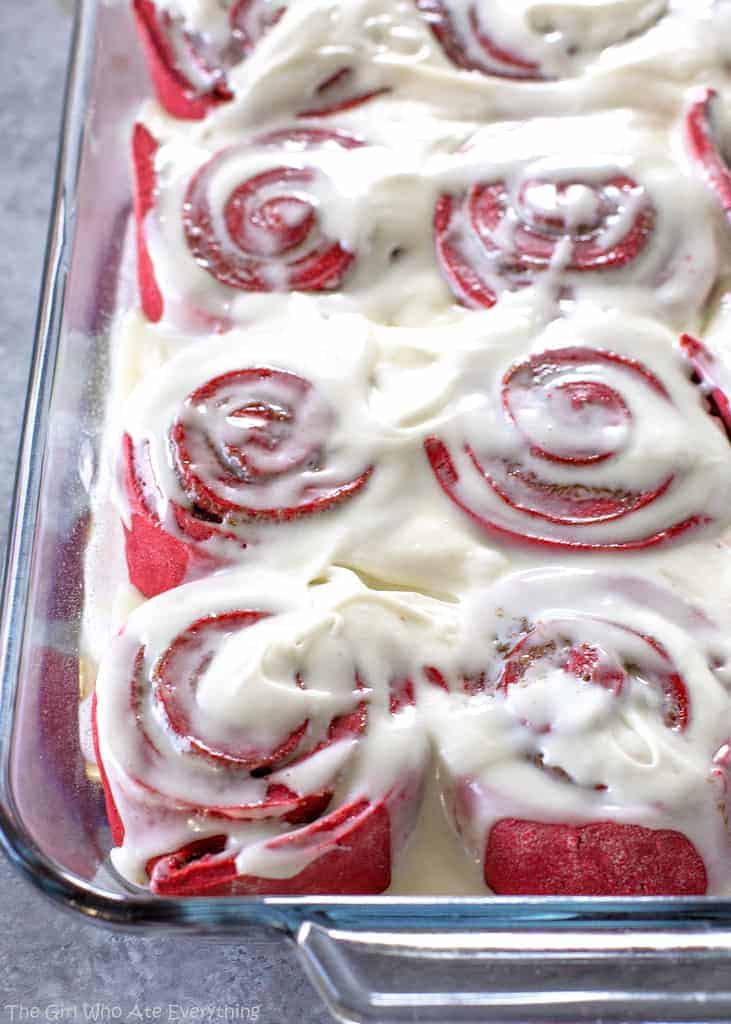 This Red Velvet Cake Mix Cinnamon Rolls recipe is easier than your from scratch rolls but taste just as good.