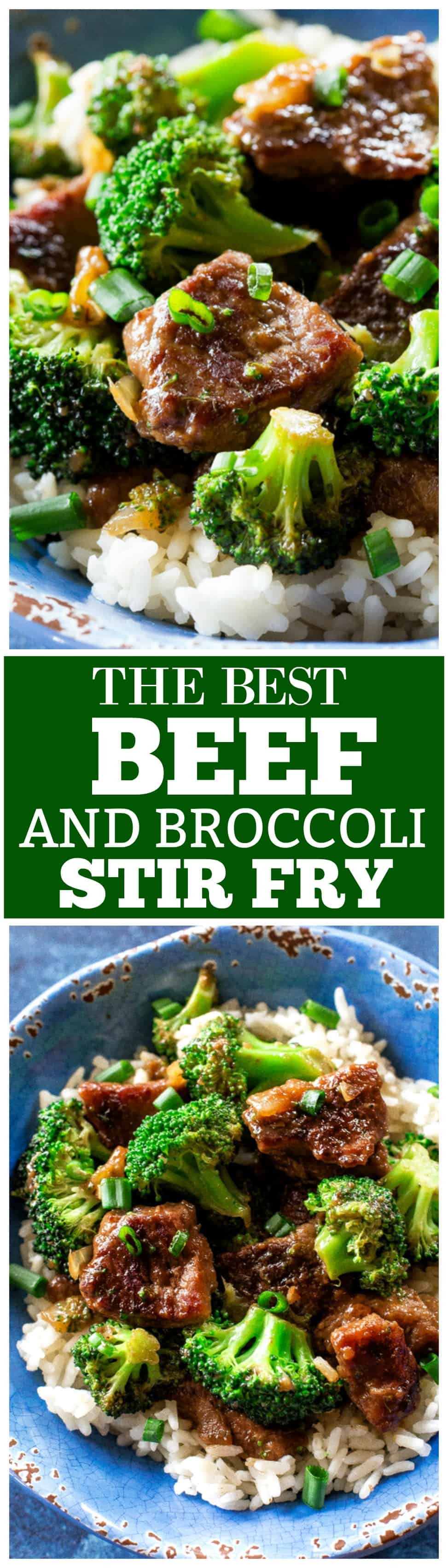 Beef and Broccoli Stir Fry - an easy dinner that tastes like take out! #beef #broccoli #stirfry #easy #dinner