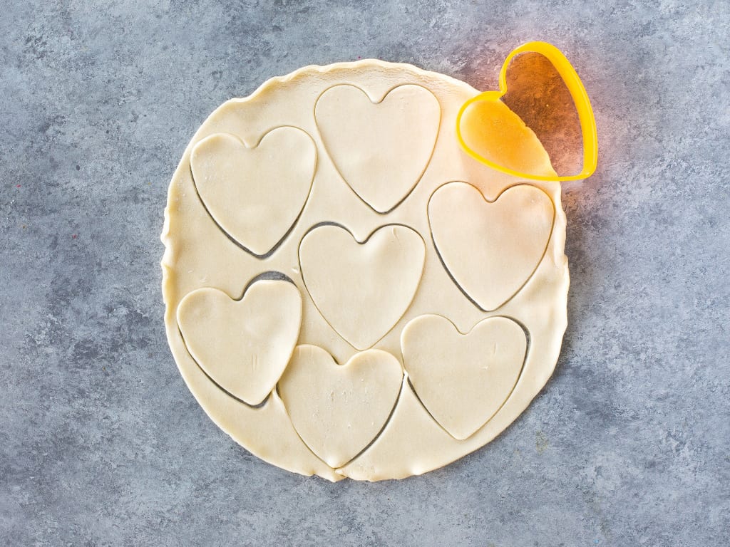 pie crust hearts