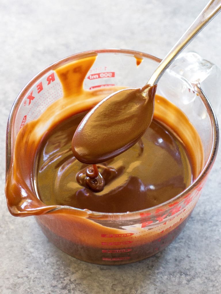 Hot Fudge Sauce on top of ice cream