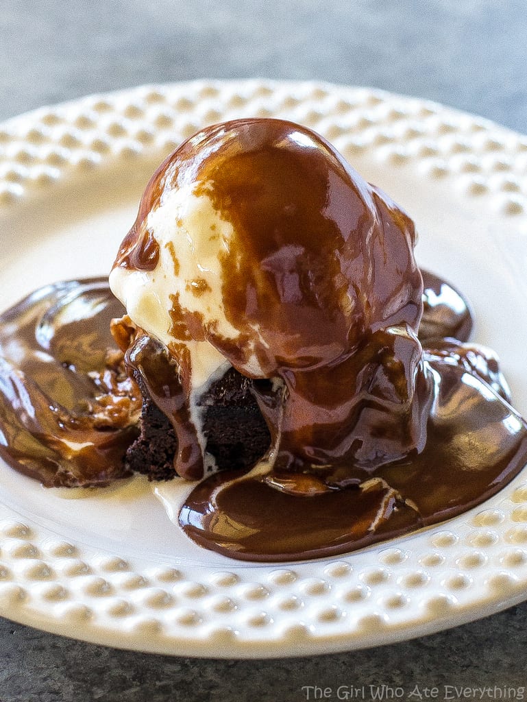 Hot Fudge Sauce on top of ice cream