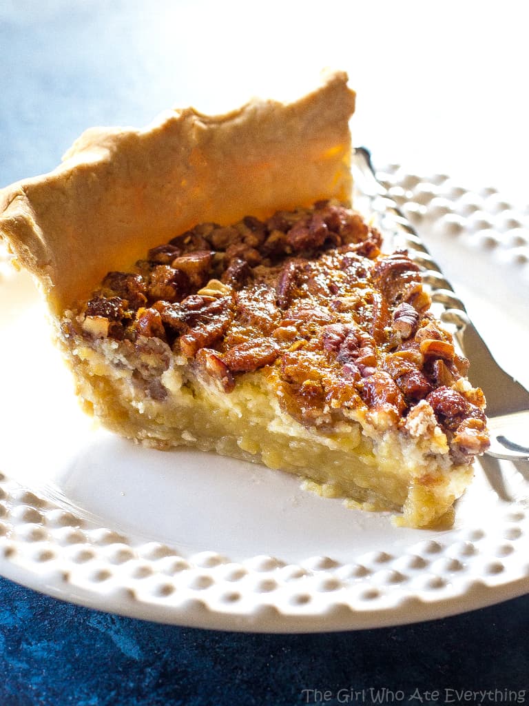 Pecan Cheesecake Pie slice