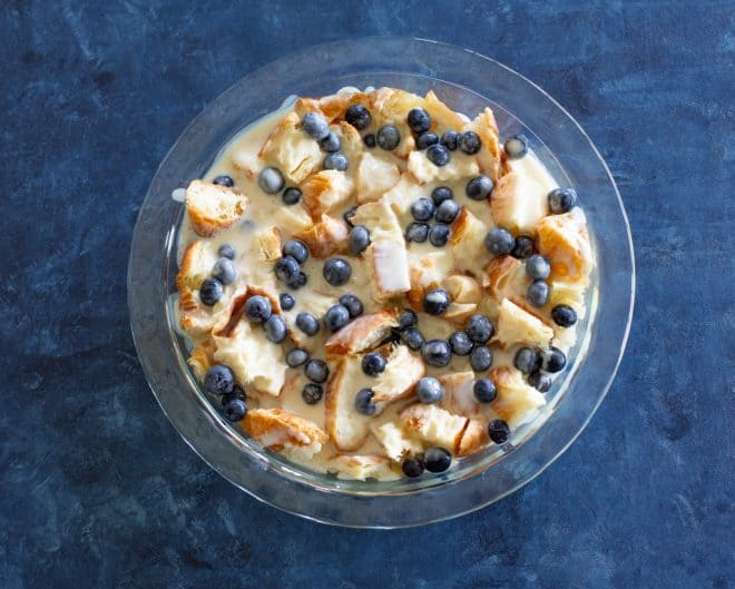 blueberries and cream