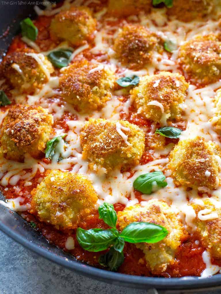 chicken parmesan meatballs