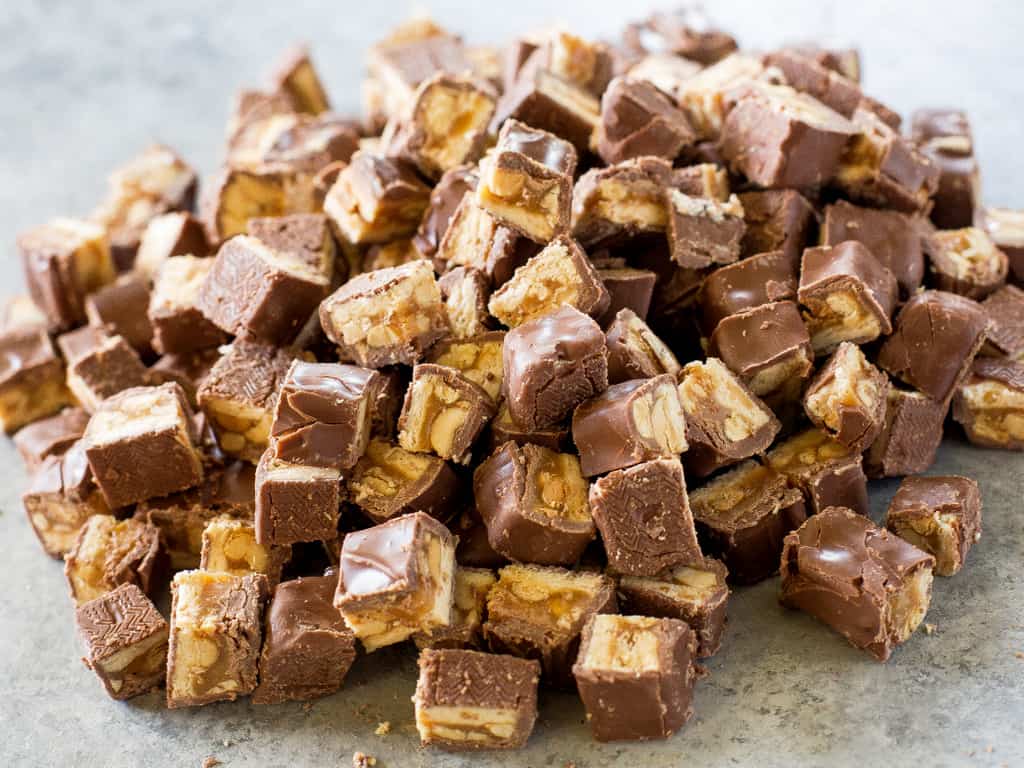 chopped snickers