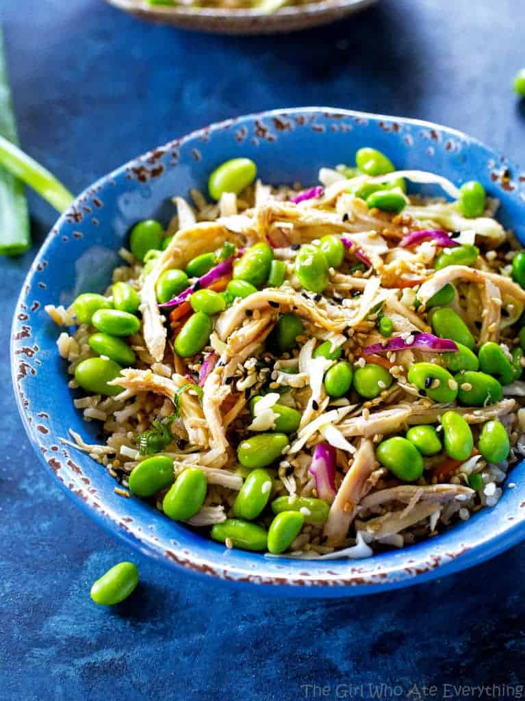 Easy Asian Chicken Rice Bowl