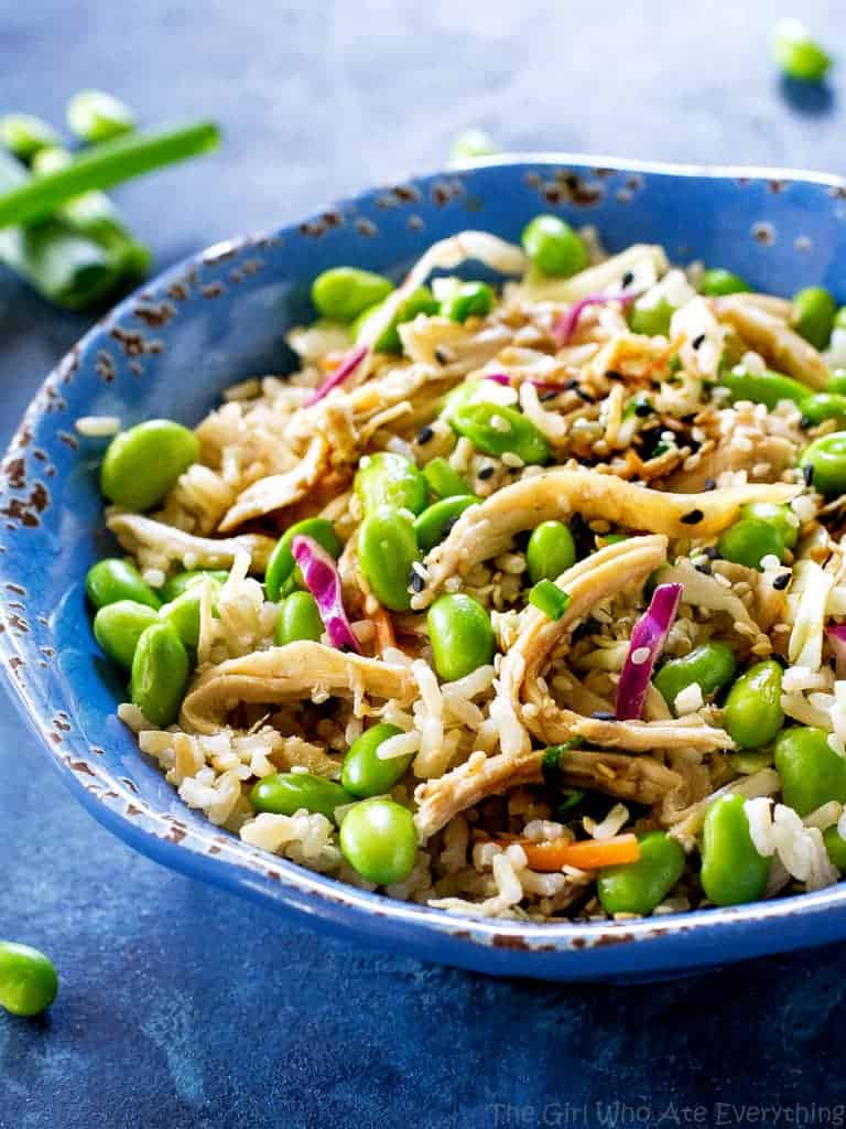 Easy Asian Chicken Rice Bowl