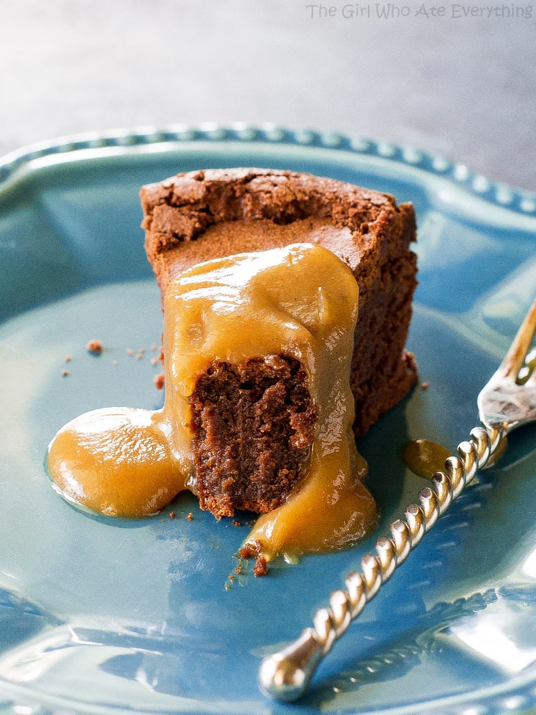 Flourless Chocolate Peanut Butter Souffle