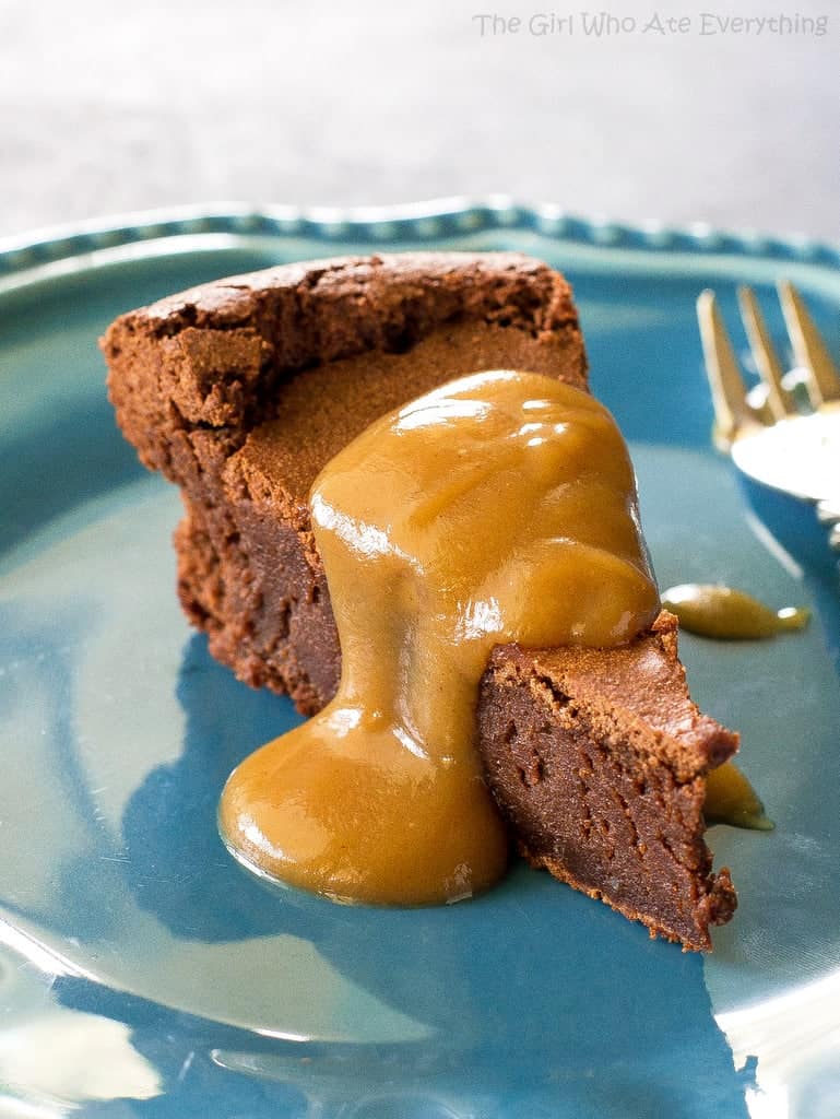 Flourless Chocolate Peanut Butter Cake
