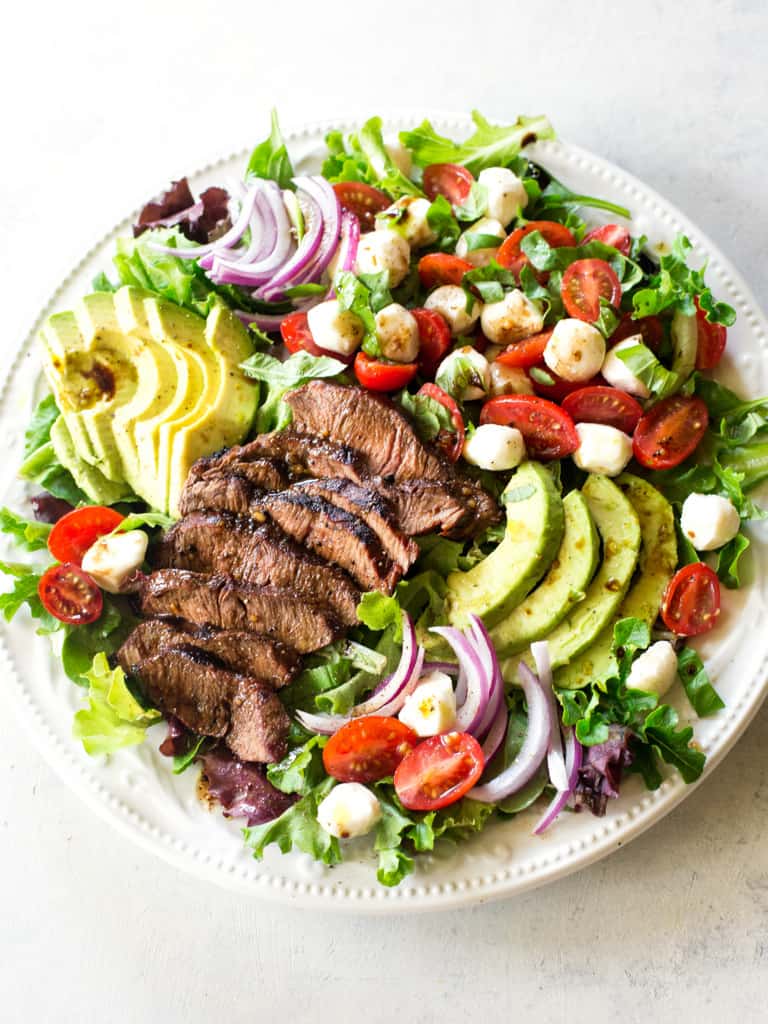 Caprese Steak Salad