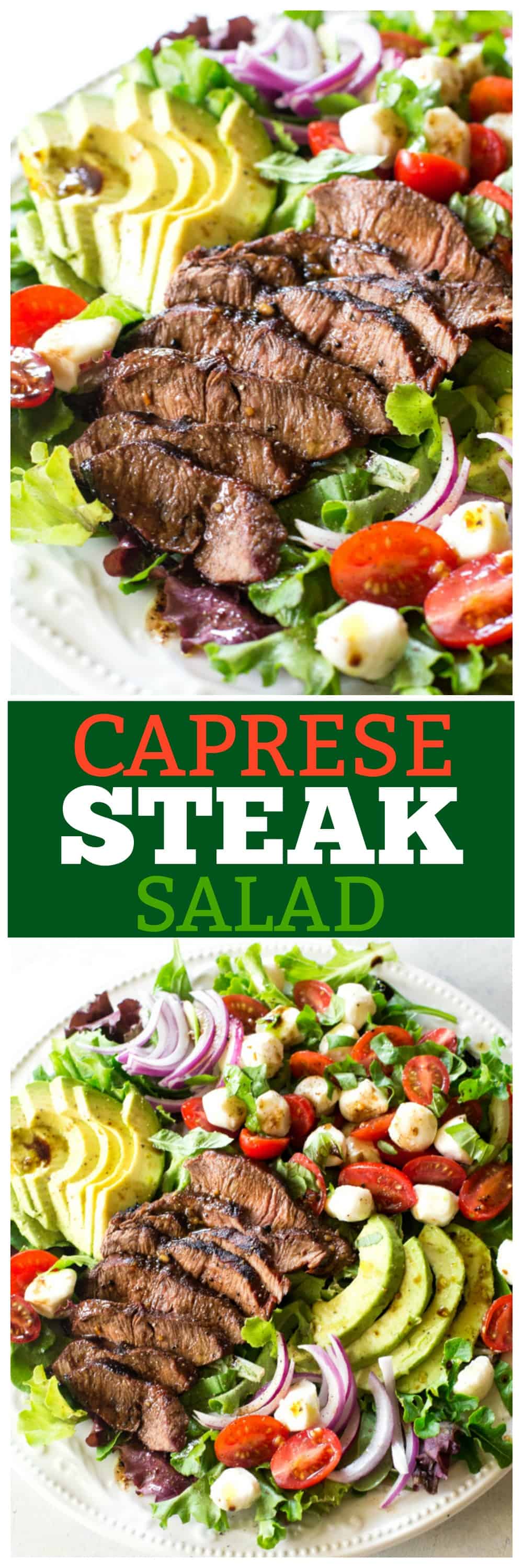 Caprese Steak Salad