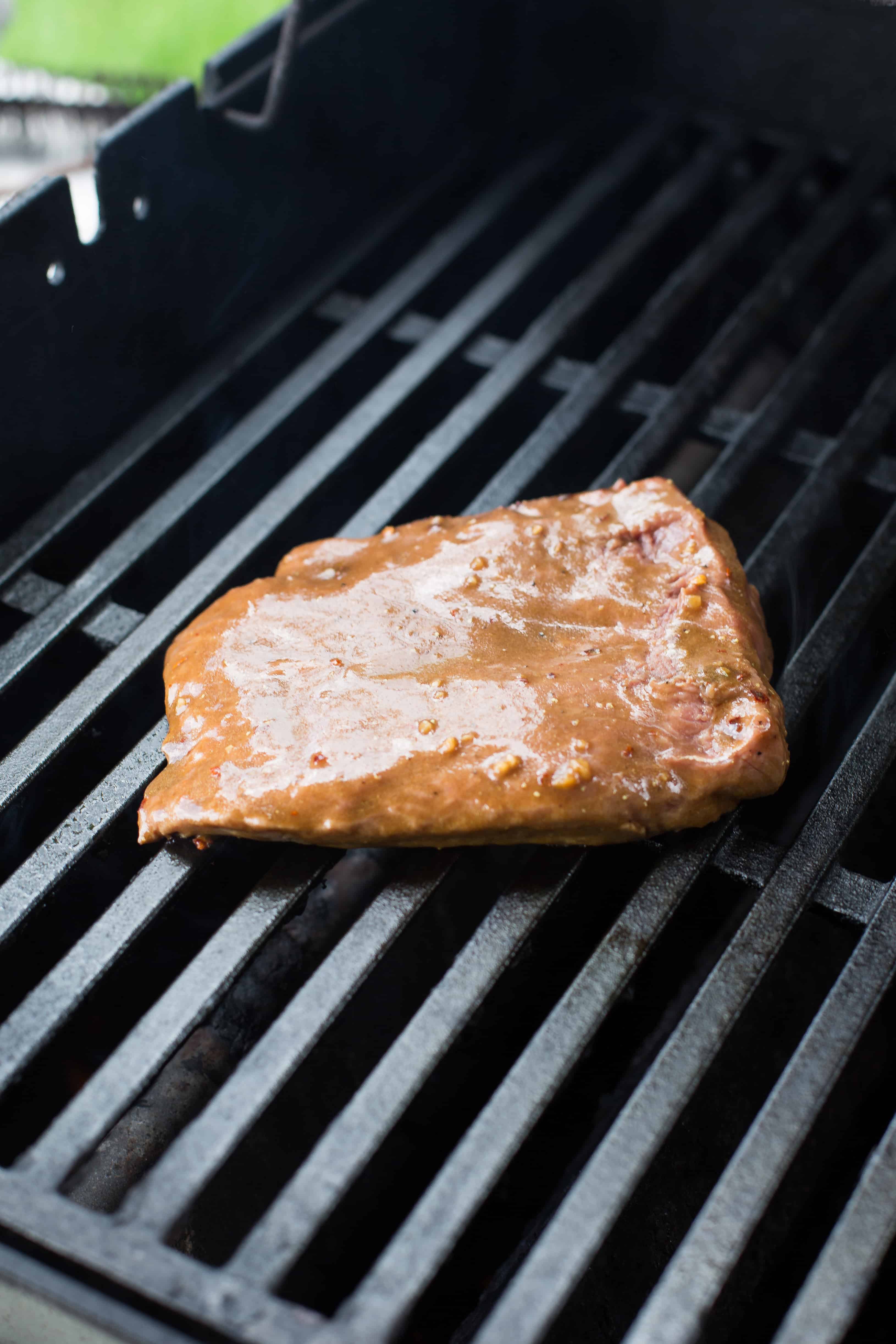 Steak on a grill