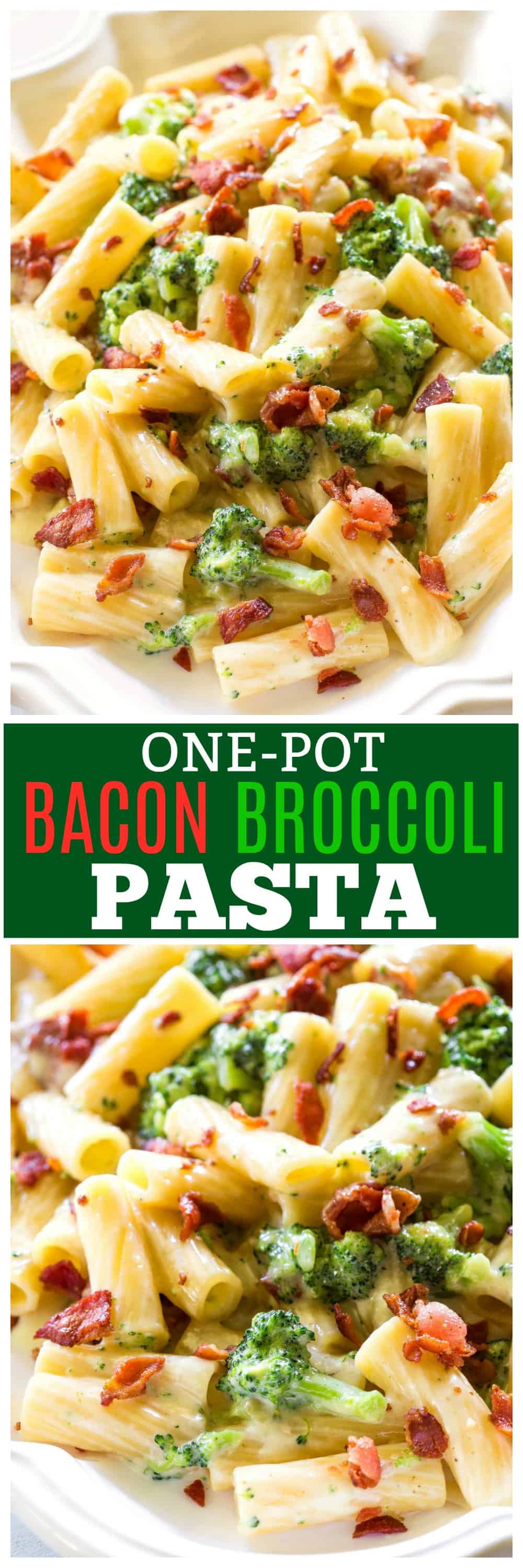 One-Pot Bacon Broccoli Pasta