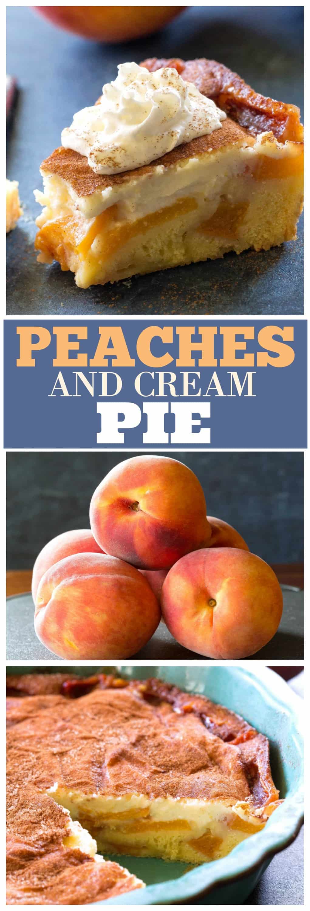 Peaches and Cream Pie