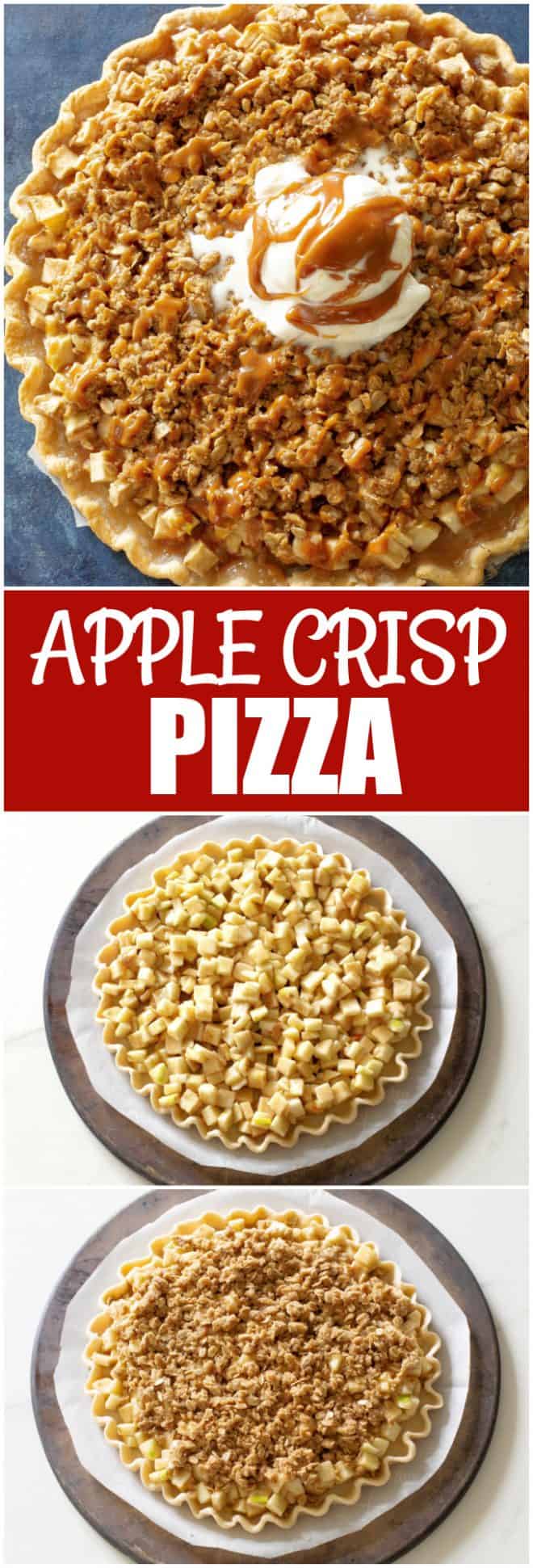 apple crisp pizza