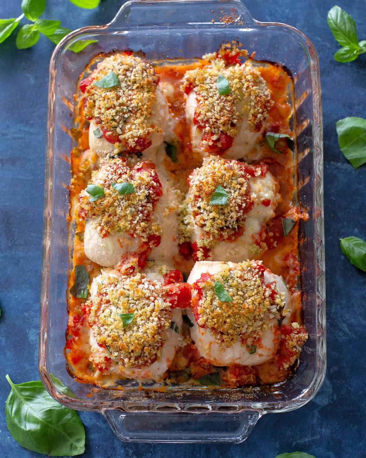 Chicken Parmesan Roll-Ups