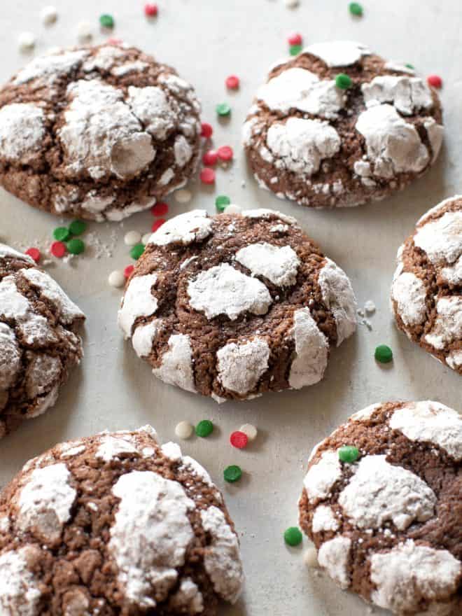 Chocolate Crinkle Cookies