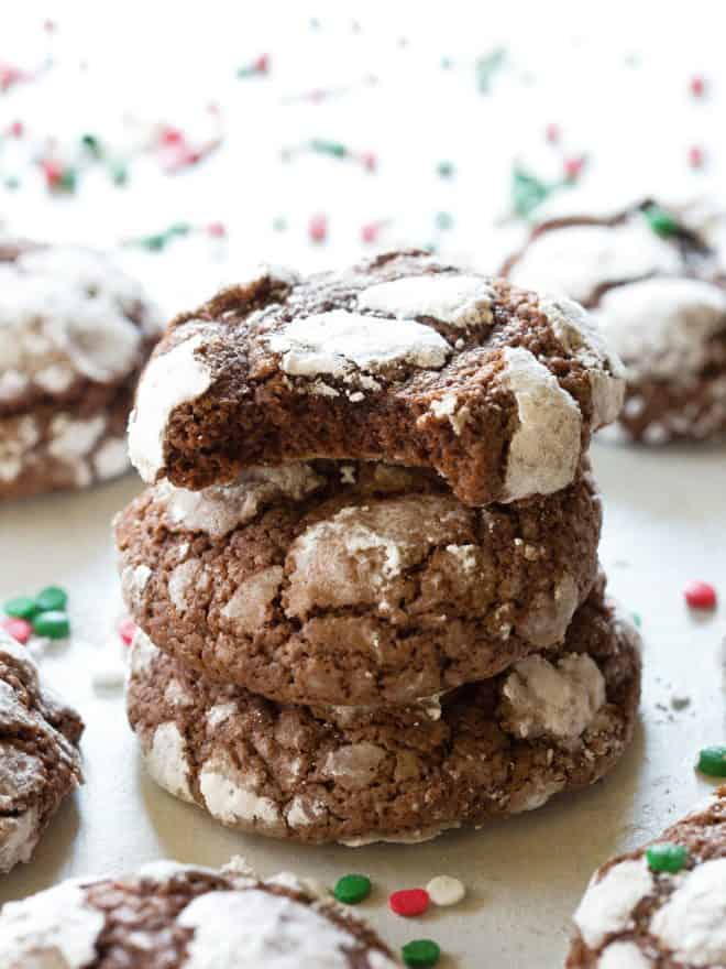 Chocolate Crinkle Cookies