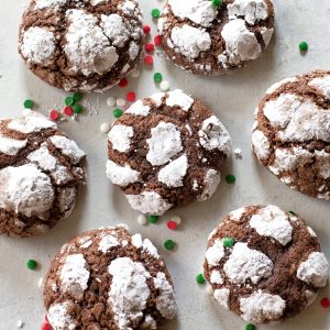 Chocolate Crinkle Cookies
