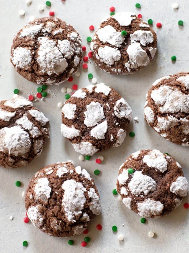 Chocolate Crinkle Cookies