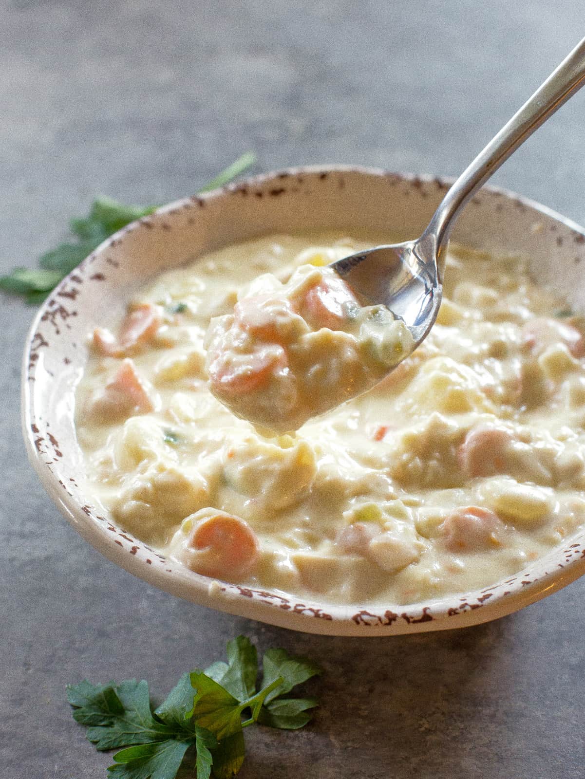 Creamy Chicken Potato Soup