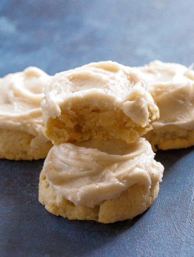 Soft Eggnog Cookies
