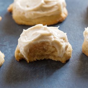 Soft Eggnog Cookies