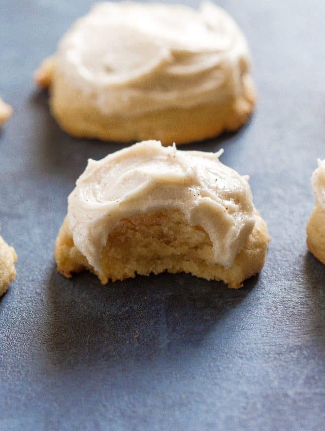Soft Eggnog Cookies