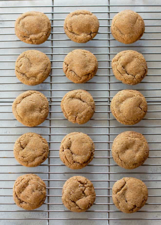 Soft Molasses Cookies