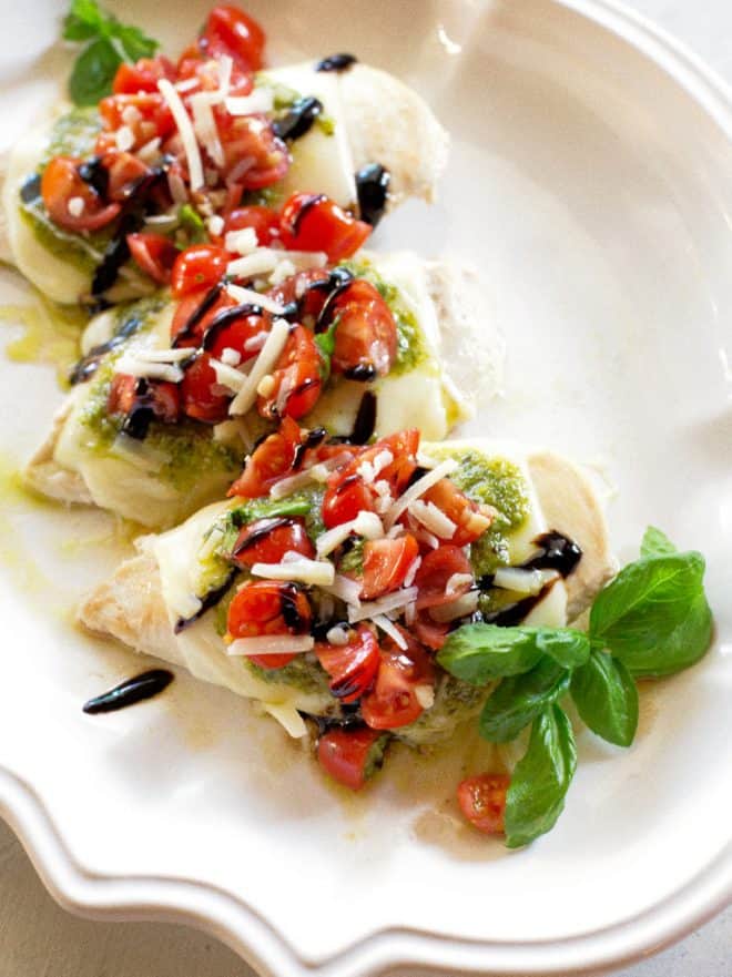 Pesto Bruschetta Chicken