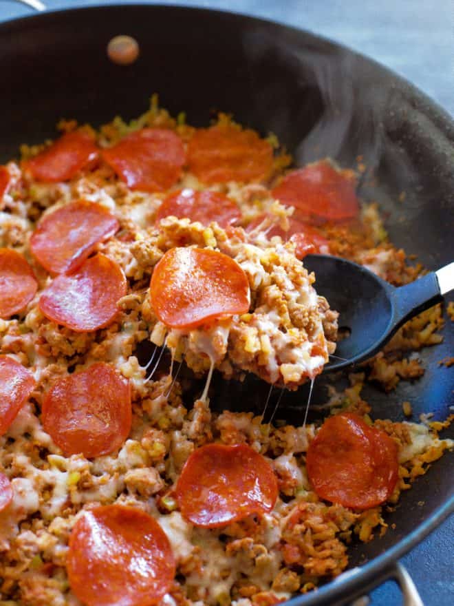 Keto Pizza Skillet