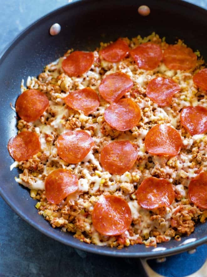 Keto Pizza Skillet