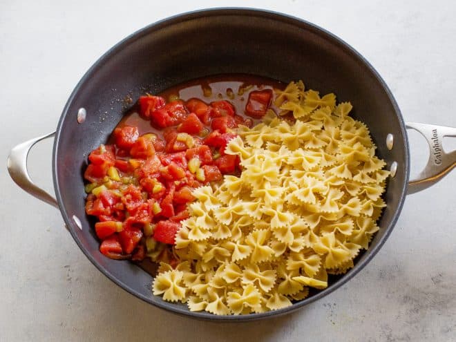 tomatoes and pasta